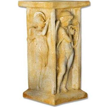 Della Robia Cherub Ped. 24, Pedestal Sculpture