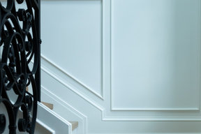 Luxury Full-Height Wainscoting with Applied Mouldings | Tampa Bay
