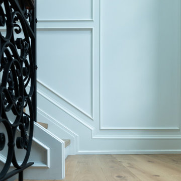 Luxury Full-Height Wainscoting with Applied Mouldings | Tampa Bay