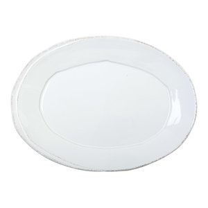 Vietri Mucca Small Oval Tray Campagna Collection Contemporary Serving Dishes And Platters By Silver Crystal Gallery