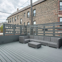 Top Of Garage And Balcony Wicker Park Modern Deck Chicago