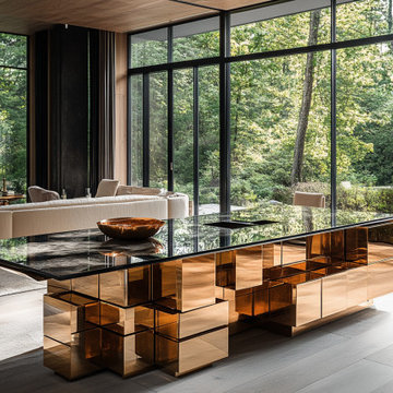 A Kitchen Island as Functional Art by Ivana, AI Interior Designer