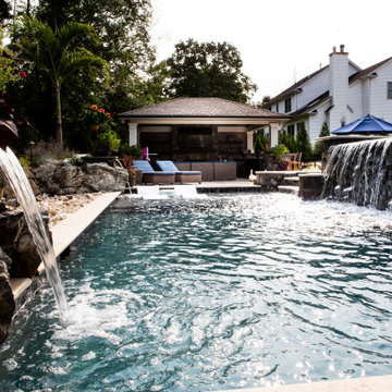 An Outdoor Oasis with Rustic Charm