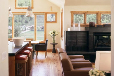 Inspiration for a timeless living room remodel in Denver