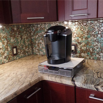POP004 Porcelain Pebble Tile Project