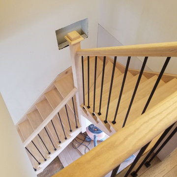 Wood Stair Railing Chicago