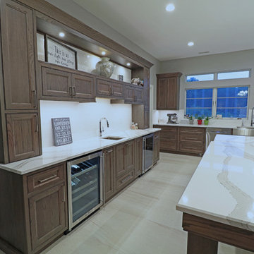 Oxford Stained Oak Kitchen