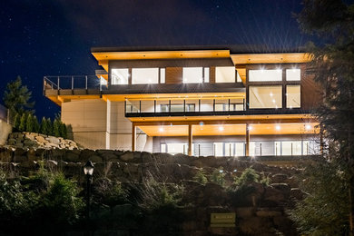 Inspiration for a modern exterior home remodel in Vancouver