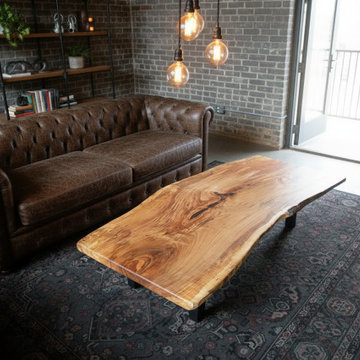Customizable Live Edge Maple Coffee Tables, Made-To-Order