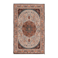 Linon Traditional Emerald 2'2" x 3'2" Rectangle Area Rugs With Cream RUGEM0223