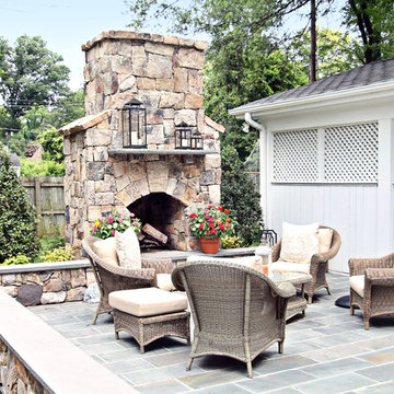 Airy Addition Spills into Outdoor Living in Windsor Farms