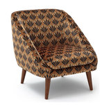 Кресло велюровое SÉMÉON LA REDOUTE INTERIEURS