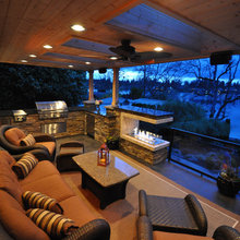 indoor outdoor kitchen
