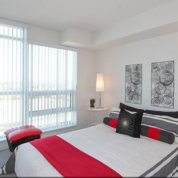 Bedroom-Bold Color-500 Sq. Ft. Condo