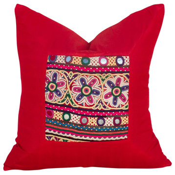 Kayra Indian Silk Decorative Pillow