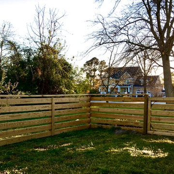 Horizontal Wooden Fence