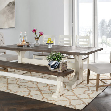 Kendall Dining Table 94" and Kendall Bench 83"