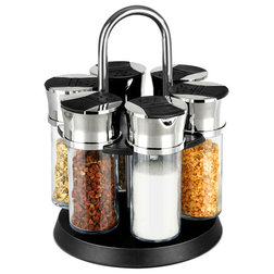 Contemporary Spice Jars And Spice Racks by HOME BASICS