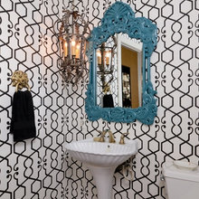 Bathroom wall paper
