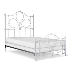 Corsican - Club Standard Bed, Distressed White, Twin - Panel Beds