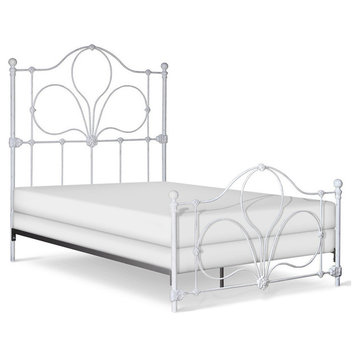 Club Standard Bed, Distressed White, National King