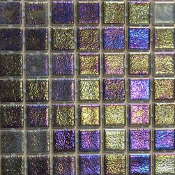Metallic Look Glass Mosaic Swimming Pool Tiles - Mosaic Tiles