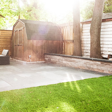 Leslieville Backyard Living Space