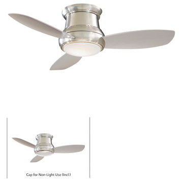 Minka Aire F518L-BN Concept II, LED 44" Ceiling Fan, Brushed Nickel
