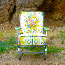 redone furniture chrome chair