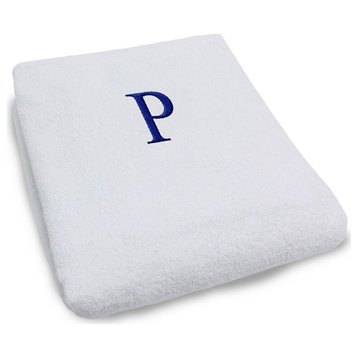 Monogrammed Beach Pool Chair Towel Slip Cover, P