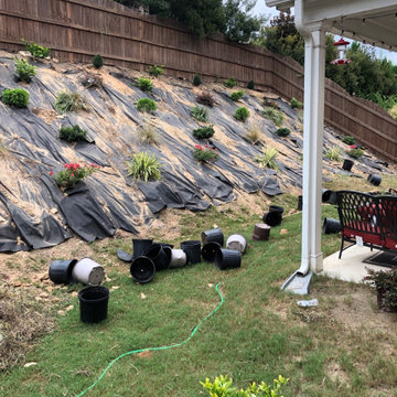Embankment landscaping