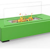 Regal Flame Utopia Ventless Tabletop Portable Bio Ethanol Fireplace, Green