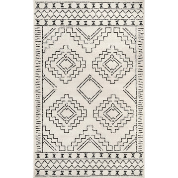 nuLOOM Clio Transitional Area Rug, Gray, 5'x8'
