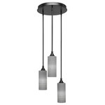 Toltec Lighting - Toltec Lighting 2143-MB-4092 Empire - Three Light Mini Pendant - No. of Rods: 4Assembly Required: TRUE Canopy Included: TRUE