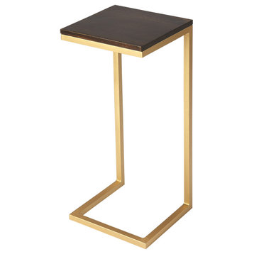 Butler Kilmer Wood and Metal Accent Table
