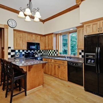 The Romantic Past meets todays demands in this kitchen!
