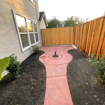 concrete driveway & walkway .D