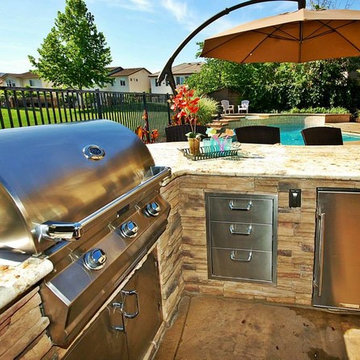 Outdoor Dream BBQ Island