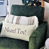 Shalom/Mazel Tov Reversible Pillow Cover