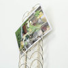 Rustic Farmhouse Wire Hearts Card Holder, Wall Mounted