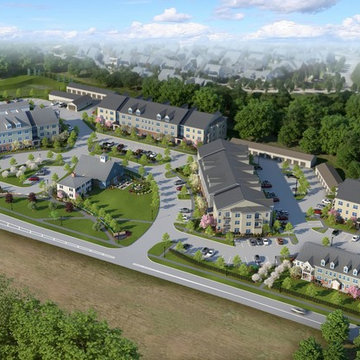 Site plan rendering
