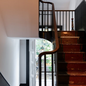 Natural light during day, intelligent lighting during the evening