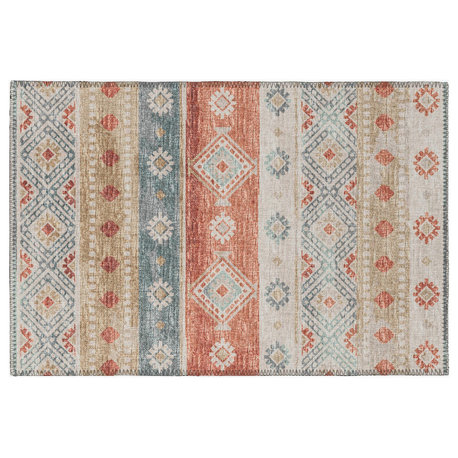 Indoor/Outdoor Sedona SN12 Canyon Machine Washable 1'8" x 2'6" Rug