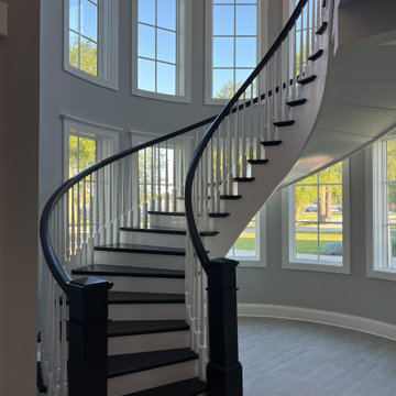 Stair Parts Project: Custom 180 Degree Curved Staircase