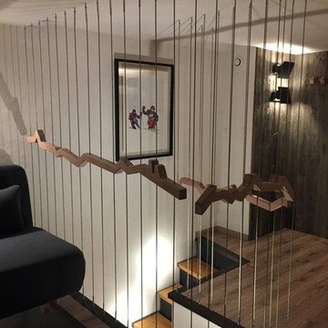 Mur de câble inox