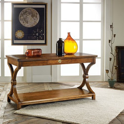 MH - Oak Two-Tier Console - Products