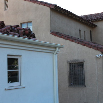 Half Round Rain Gutters in Encino California