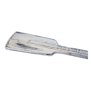 Wooden Seaworn Decorative Squared Rowing Boat Oar With Hooks 24