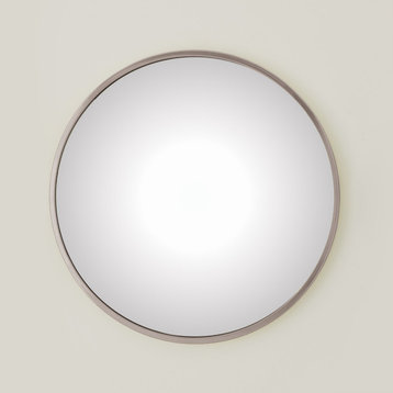 Hoop Convex Mirror, Nickel, Small