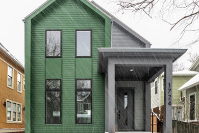 Minimalist exterior home photo in Indianapolis